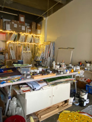 tim mcfarlane studio visit, july 2024
