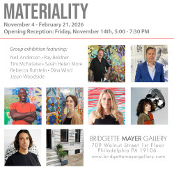  "materiality" group show at bmg